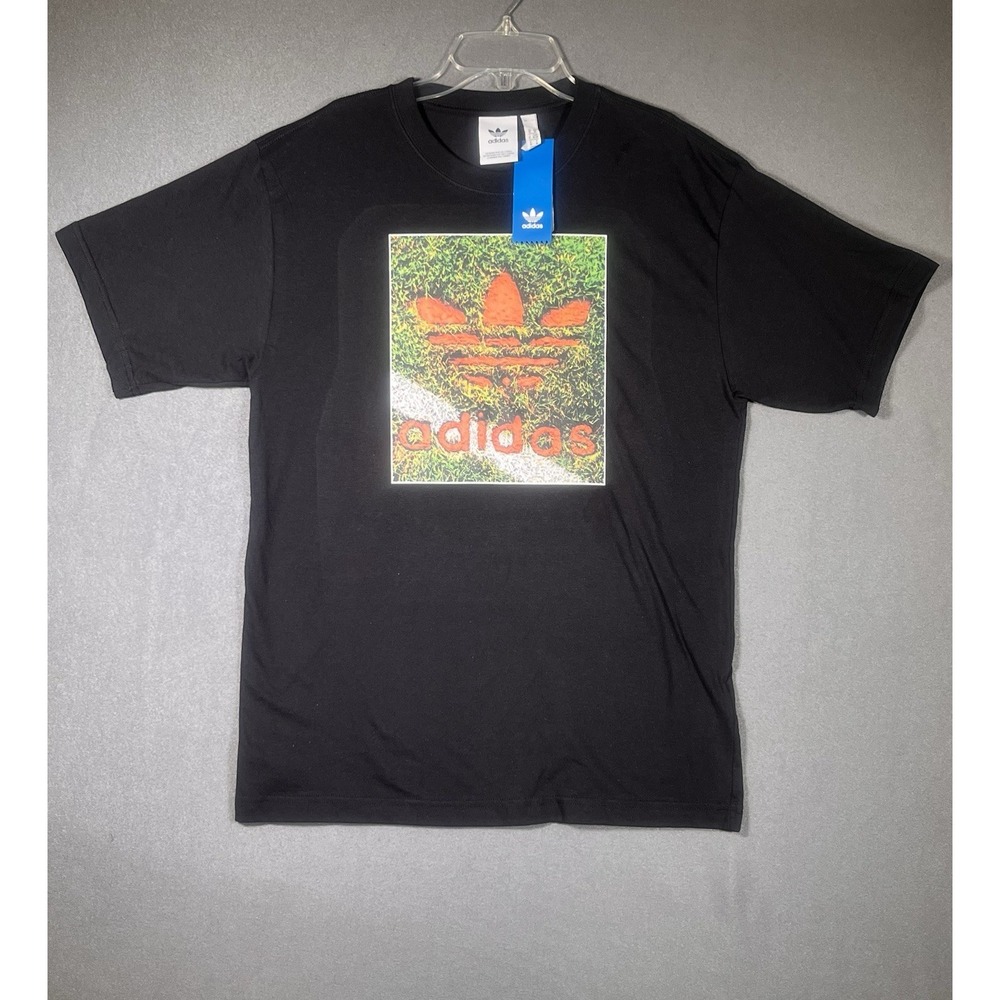 Men's Adidas Originals "Grass" Shirt Black M New With Tags W Issue See Pics